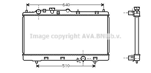 AVA QUALITY COOLING Radiators, Motora dzesēšanas sistēma MZ2151